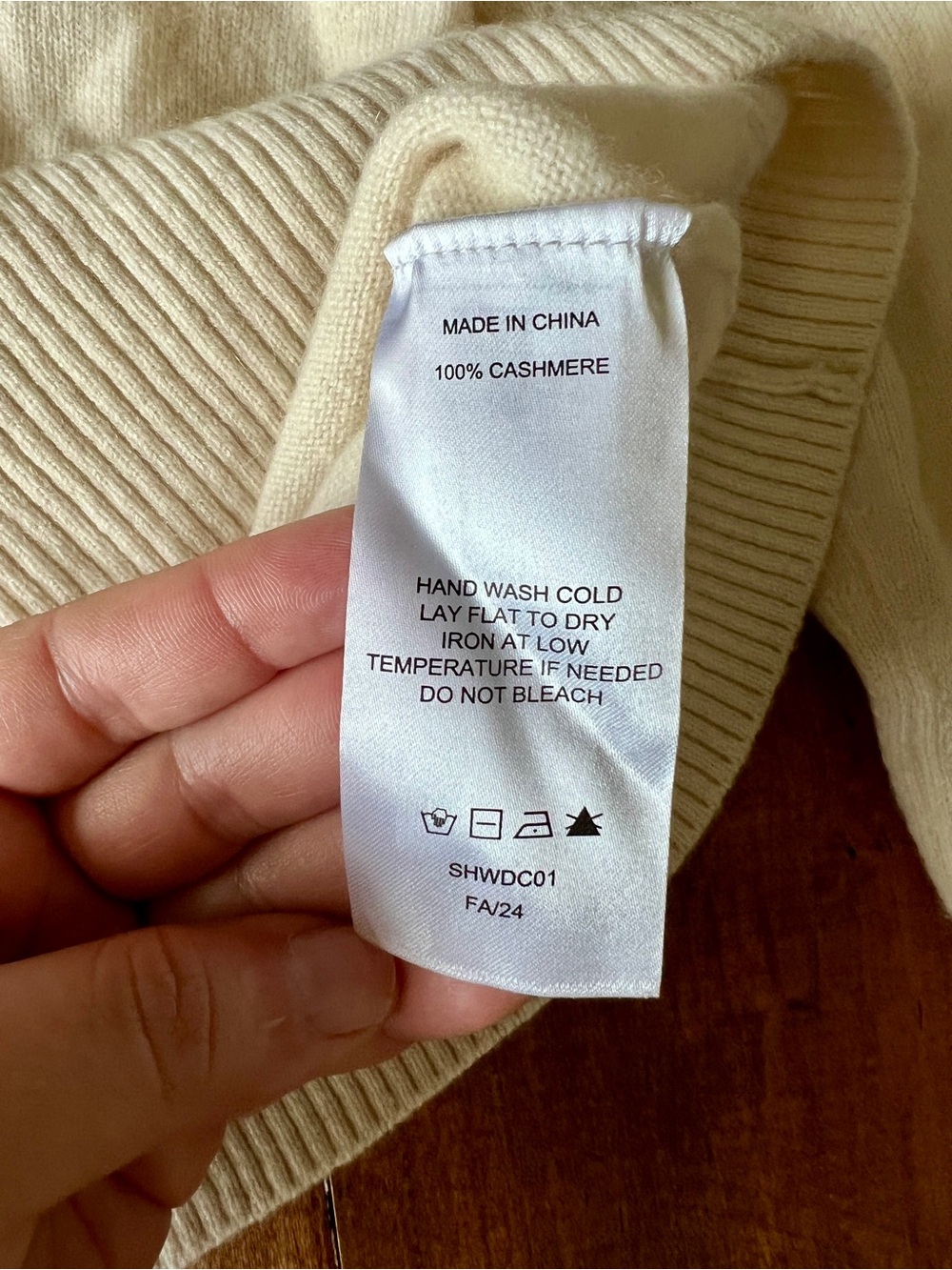 Quince Mongolian Cashmere Polo Sweater Quiet Luxury in Ivory - Size S - Picture 6 of 10